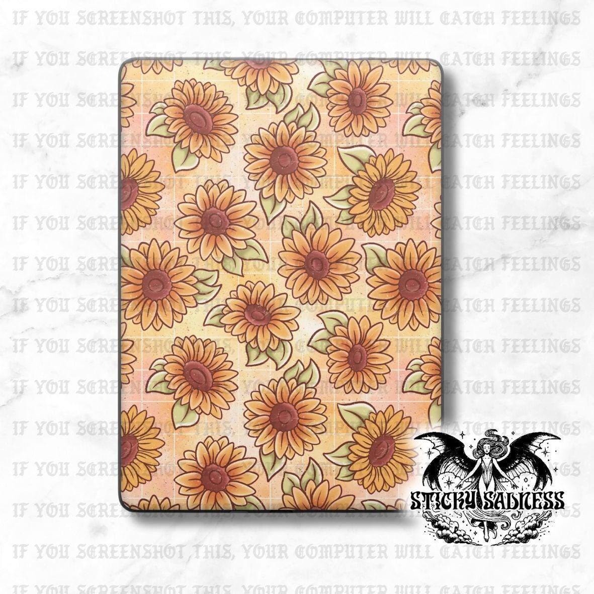 Ombre Sunflowers Cute eReader