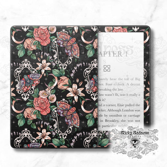 Charcoal Framed Floral Gardens