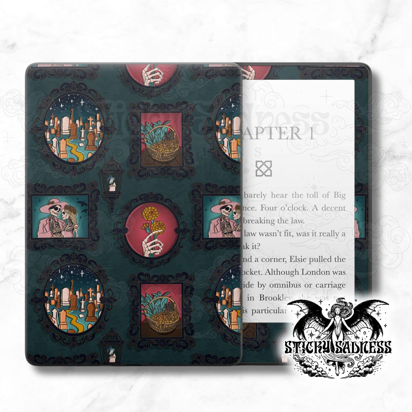 Teal Ofrenda Frames Gothic Latin