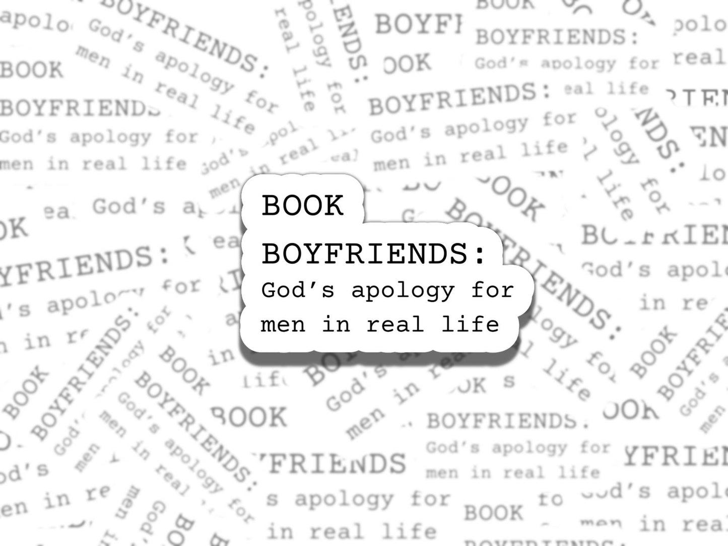 Book Boyfriends are Better Sticker, Reading Vinyl Sticker, Smutty Waterproof eReader, Kindle, Cute Funny Gift for Bookworm, Bookish Gift