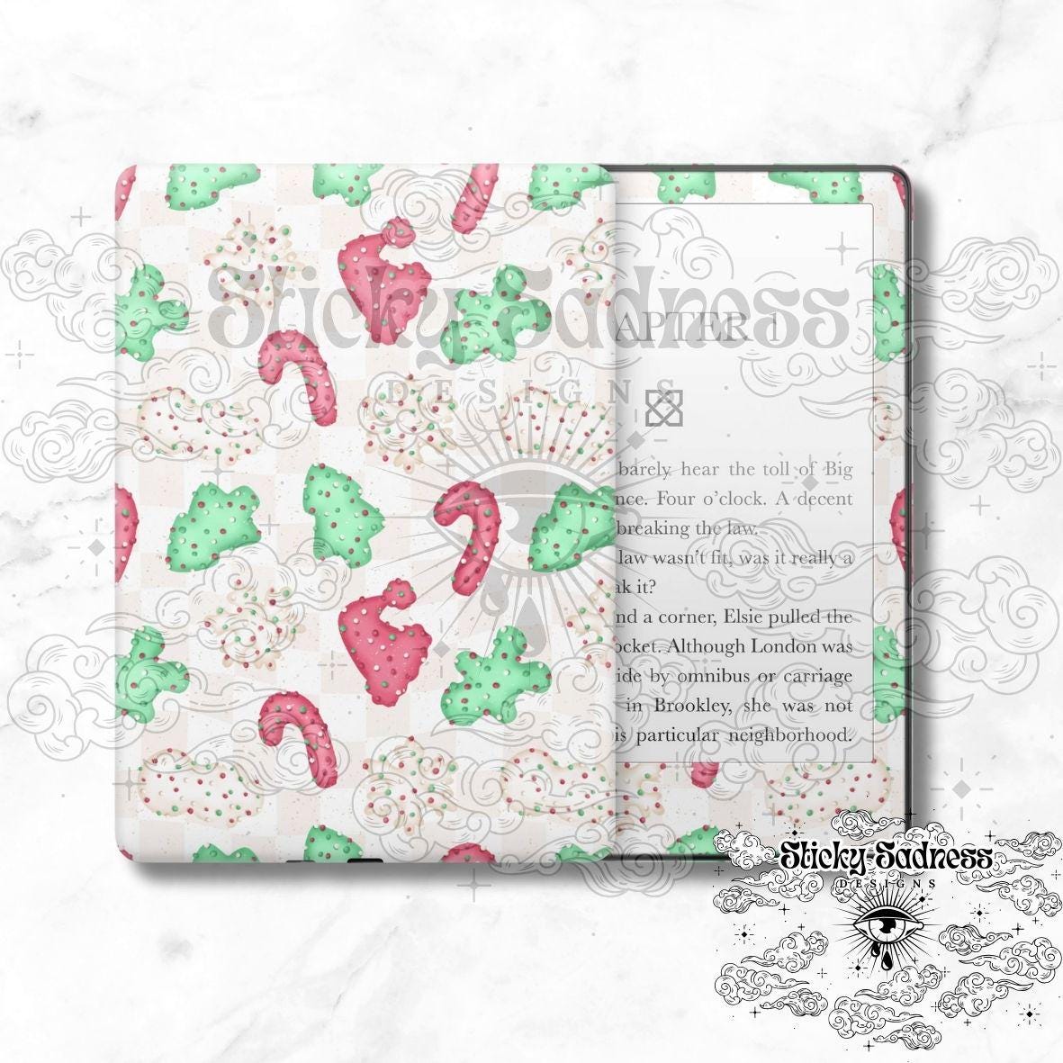 Frosted Xmas Cookies White