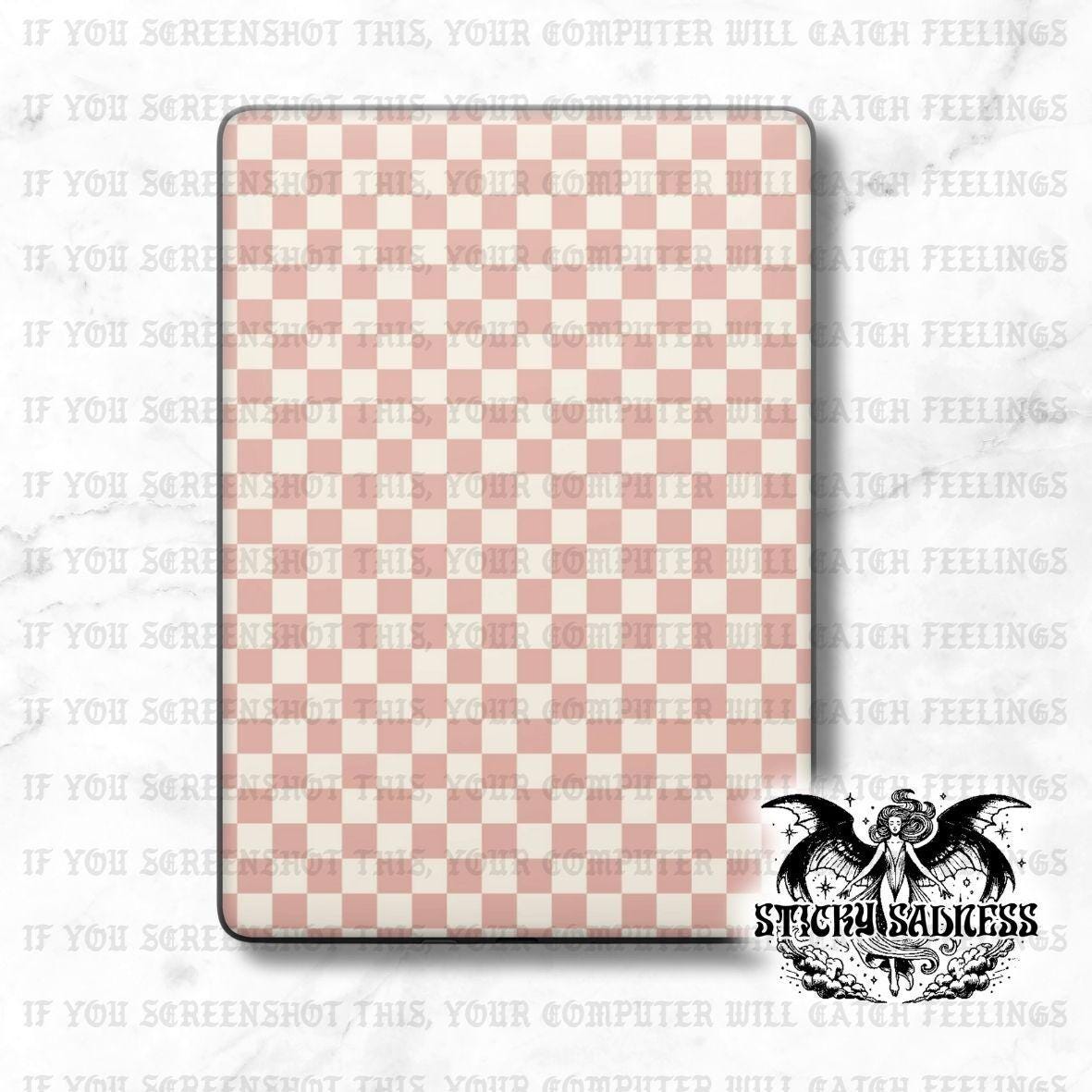 Pink Boho Checkered