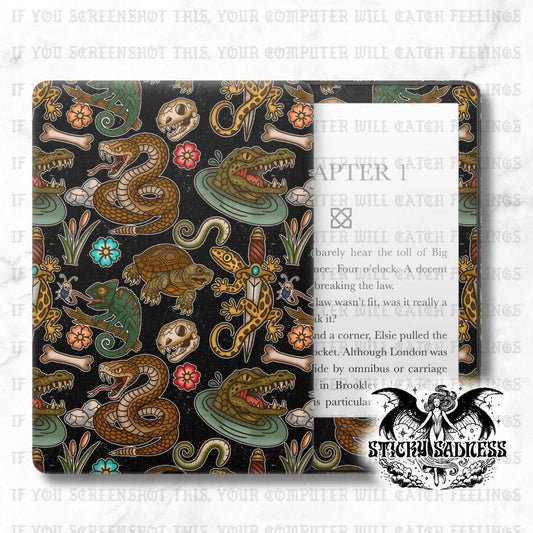 Dark Reptile Flash Tattoo eReader
