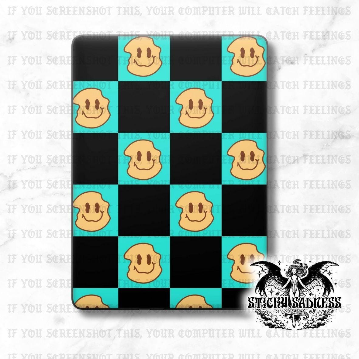 Green Smile Checkered