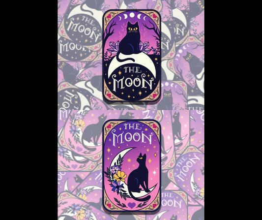 Cute funny waterproof vinyl sticker for cat lover, fun sticker gift for best friend, funny decal for laptop water bottle kindle