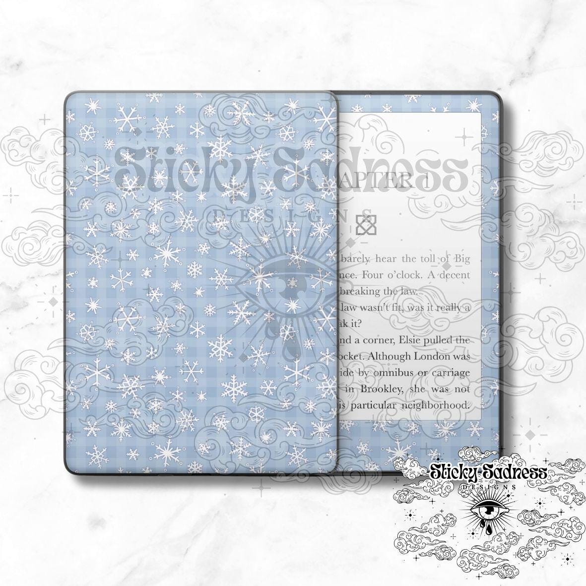 Snowflakes Blue Christmas