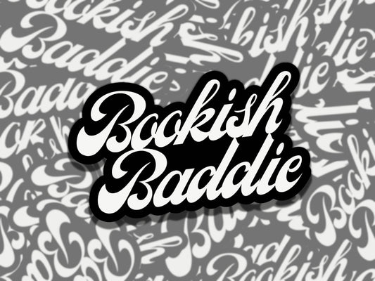 Bookish Baddie Sticker Set Multiple Colors, Reading Vinyl Sticker, Waterproof eReader, Kindle, Cute Funny Gift for Bookworm, Bookish Gift