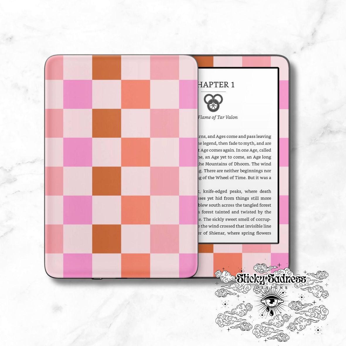 Pink Aesthetic Checkered