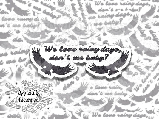 Rainy Days Officially Licensed Ravenhood Sticker, Kate Stewart Cecelia Dominic Vinyl Sticker, Waterproof Kindle Sticker, Gift for Book Lover