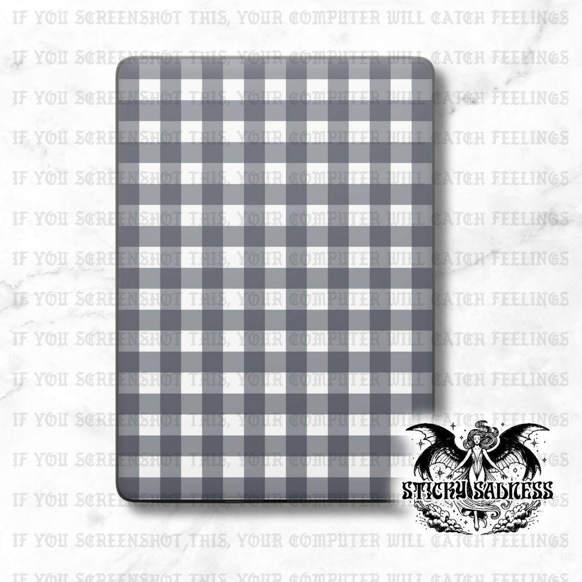 Dark Gingham Checker