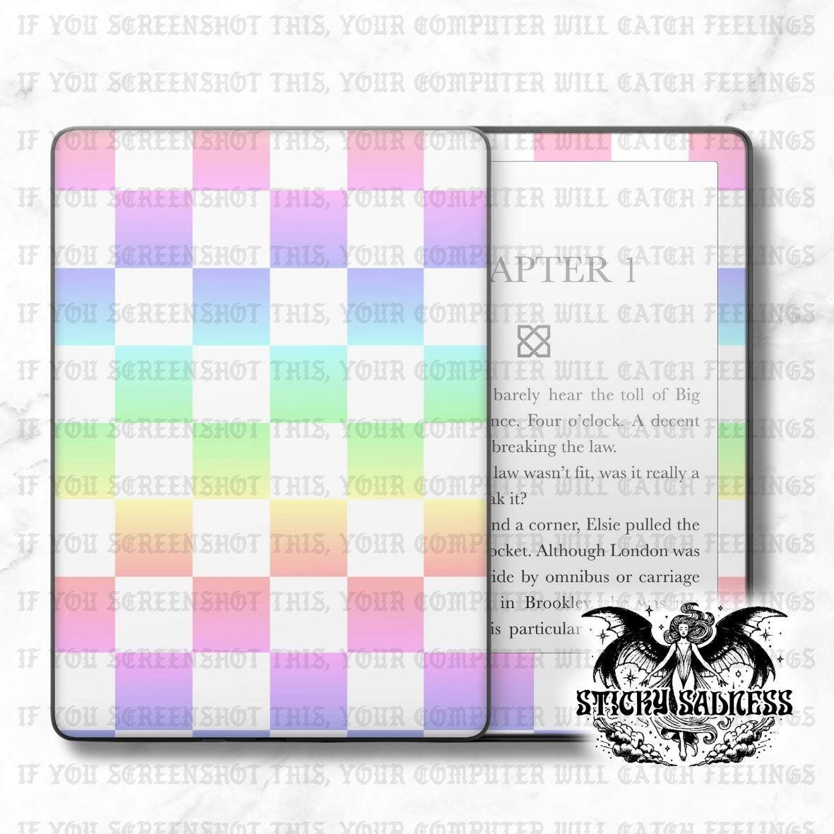Pastel Rainbow Checker
