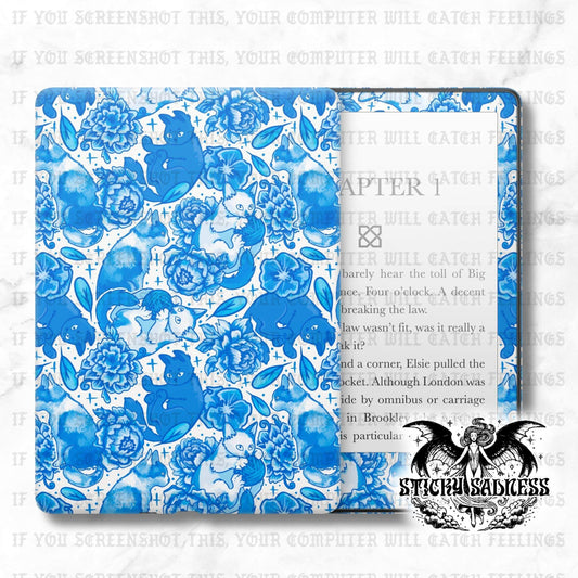 Light Blue Cats Porcelain Alt