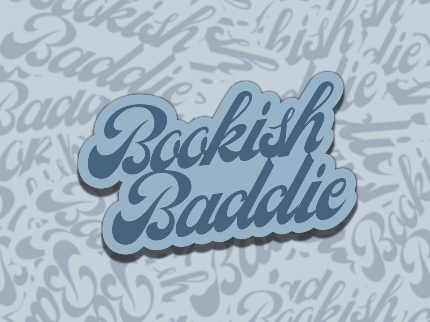 Bookish Baddie Sticker Set Multiple Colors, Reading Vinyl Sticker, Waterproof eReader, Kindle, Cute Funny Gift for Bookworm, Bookish Gift