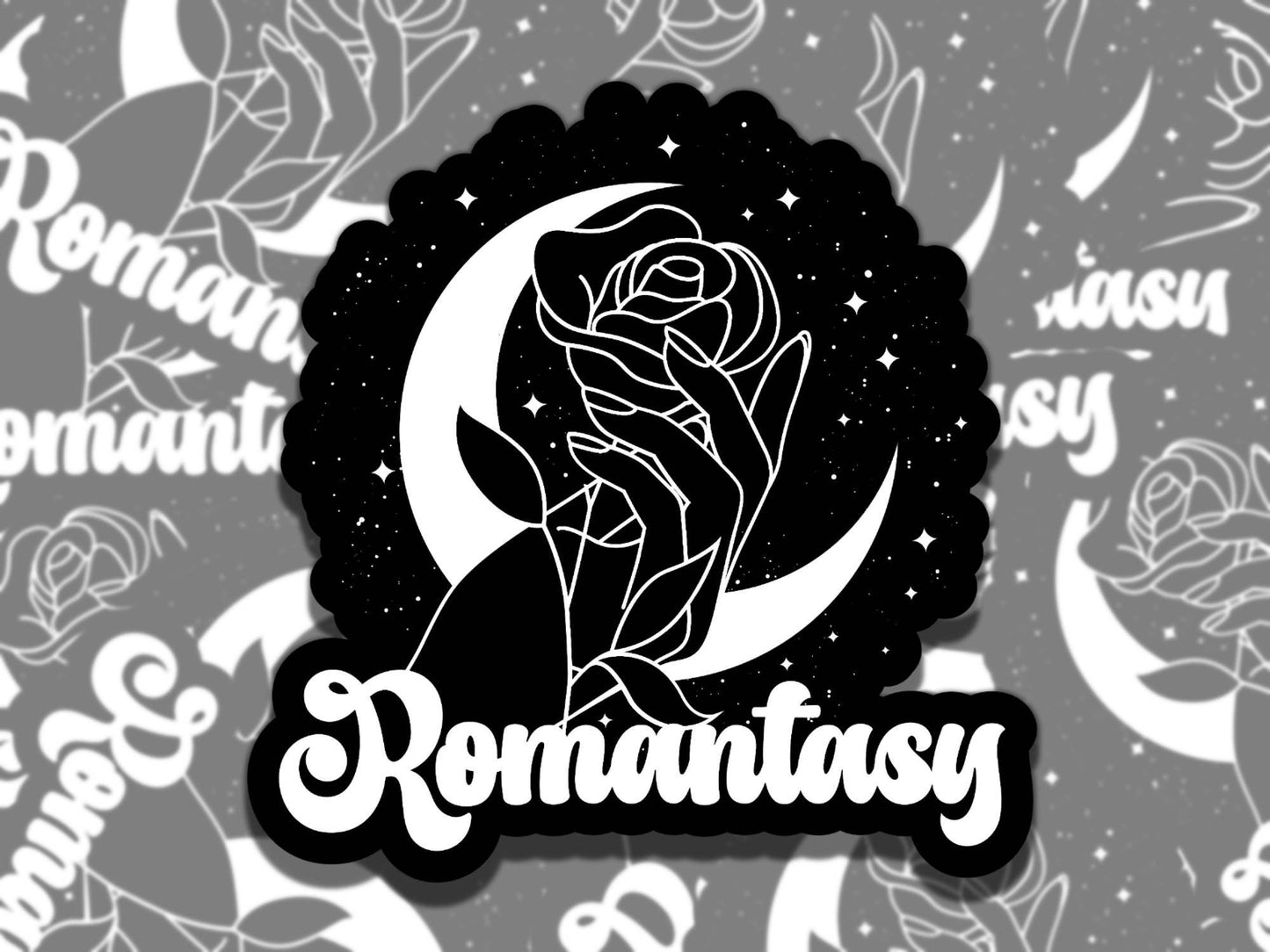 Romantasy Sticker Multiple Colors, Reading Vinyl Sticker, Smutty Waterproof eReader, Kindle, Cute Funny Gift for Bookworm, Bookish Gift