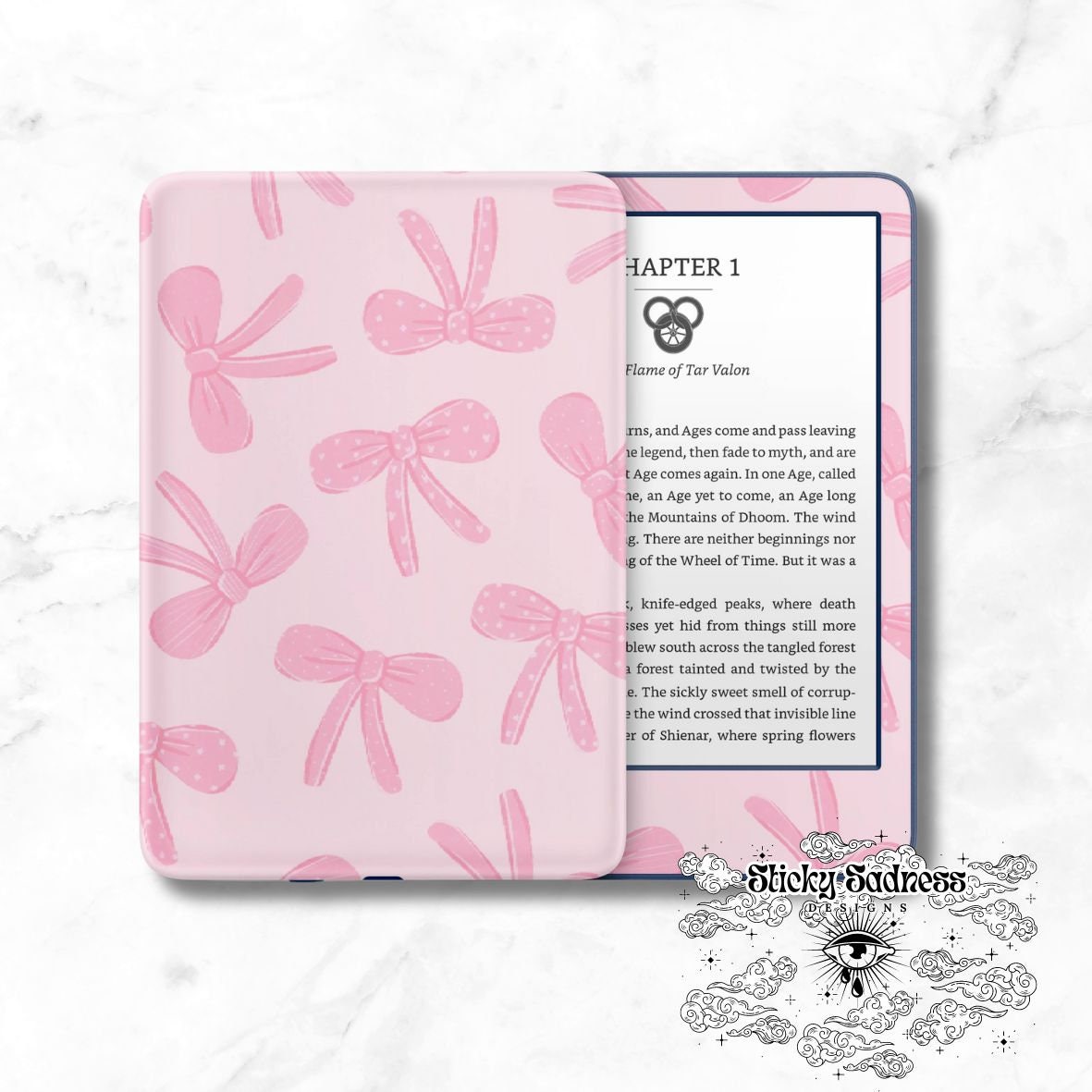 Pink Bows Coquette Pattern