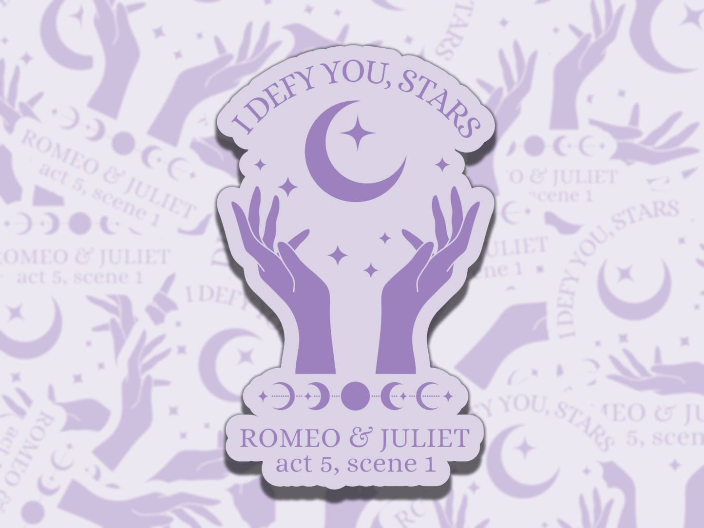 Romeo and Juliet Sticker Set Multiple Colors, Reading Vinyl Sticker, Smutty Waterproof eReader, Kindle, Cute Funny Gift for Bookworm