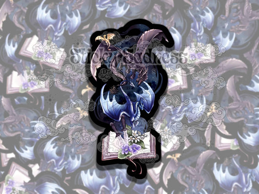 Dragon College The Trio Sticker, Dragon Book Sticker, Gift for Booklover, Booktok Sticker, Smut Sticker, Laptop Sticker, Bookish Sticker
