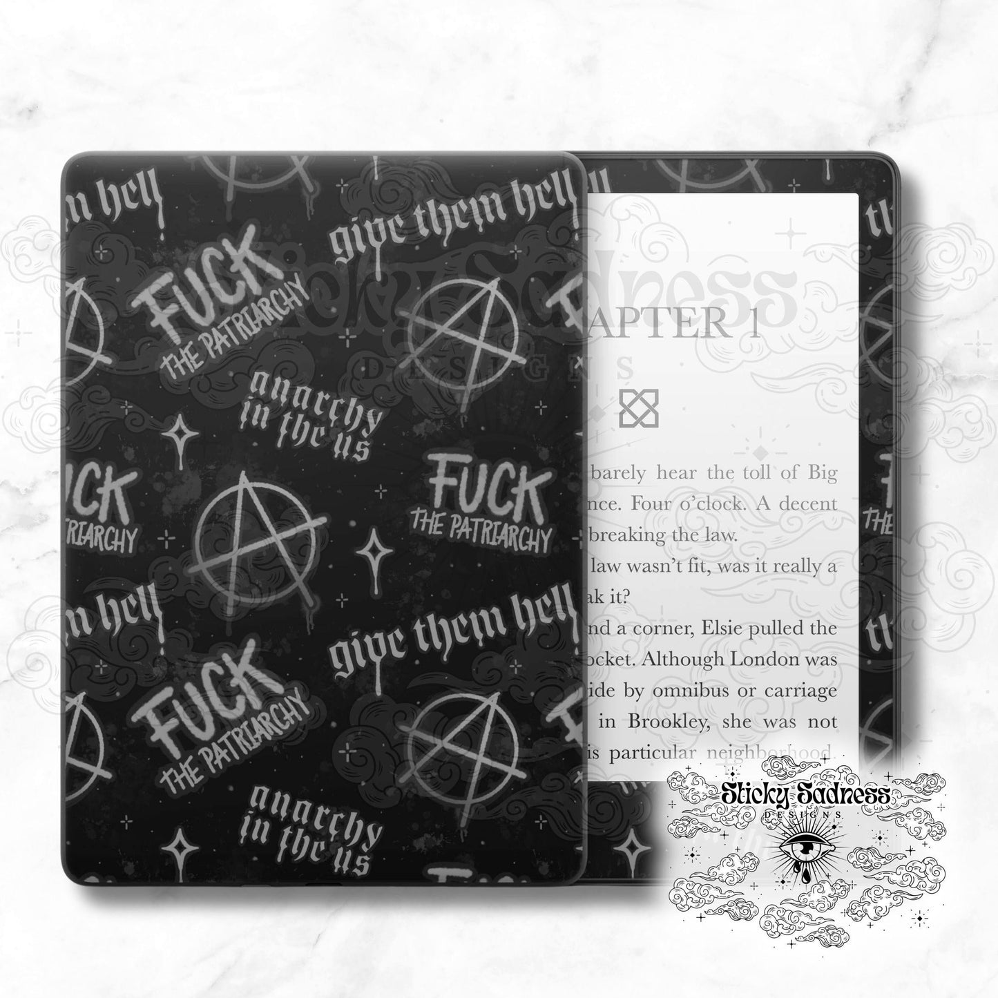 Fuck the Patriarchy Monochrome