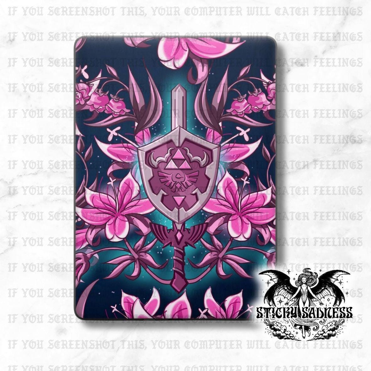 Dark Sword & Shield Cute eReader