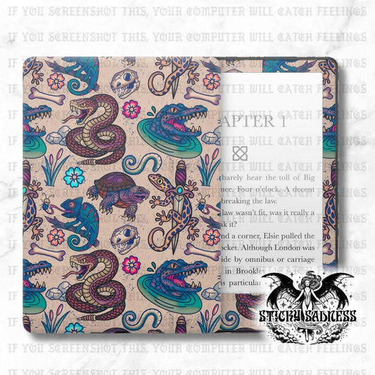 Gradient Reptile Tattoo eReader