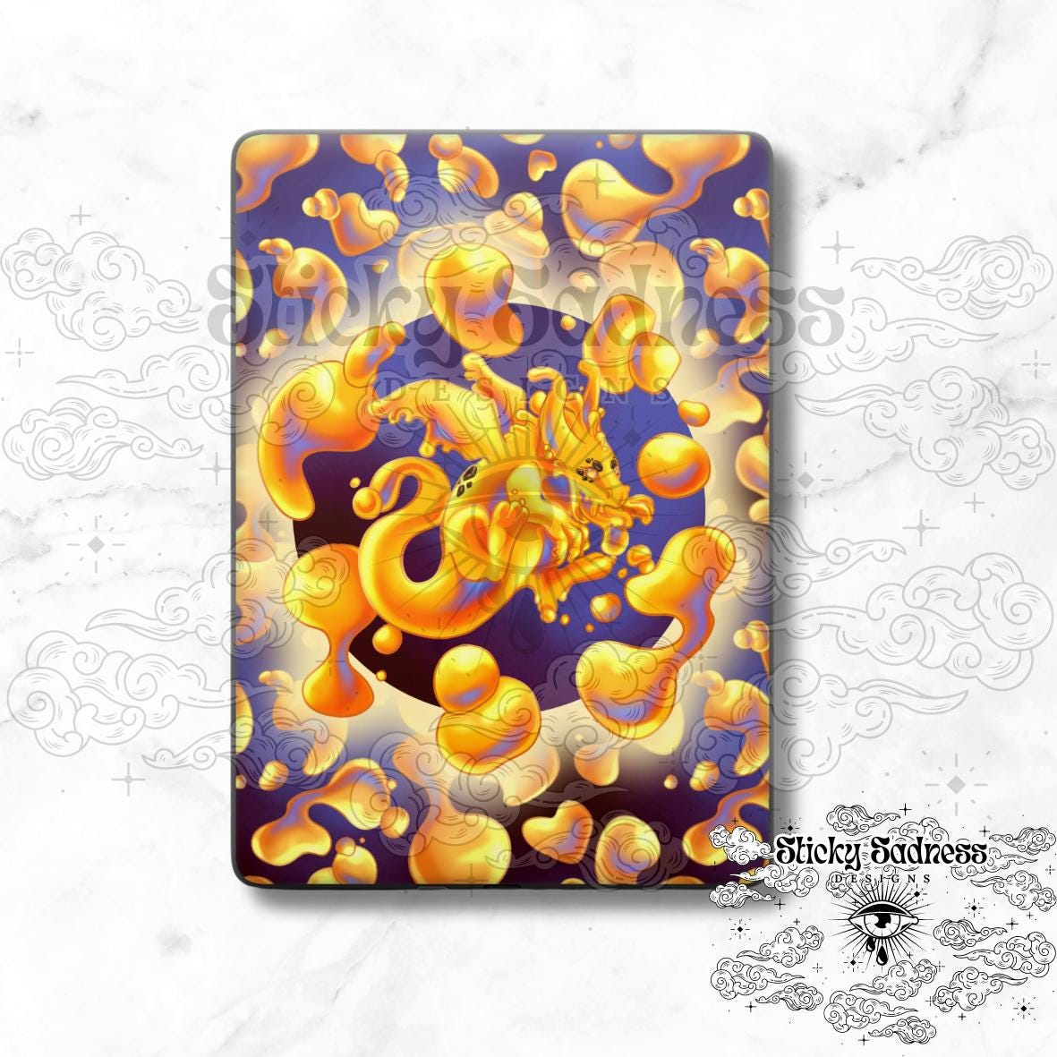 Orange Molten Lava Dragon  for Her