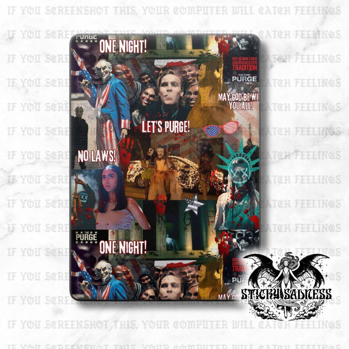 Purge Horror Collage Cute eReader